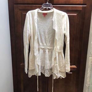 Cream cardigan